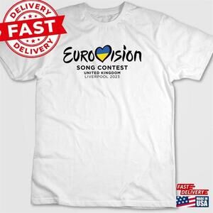 Eurovision Liverpool Uk Short Sleeve T-Shirt Men Woman C060 Classic